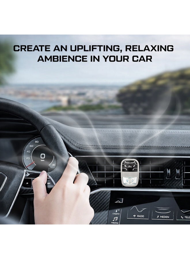 أليس معطر جو للسيارة من أليس إيسنس، برائحة منعشة وخفيفة مع 5 مستويات للتحكم في شدة الرائحة، يدوم طويلاً، منخفض السمية، للتحكم في الروائح داخل السيارة - Image 5